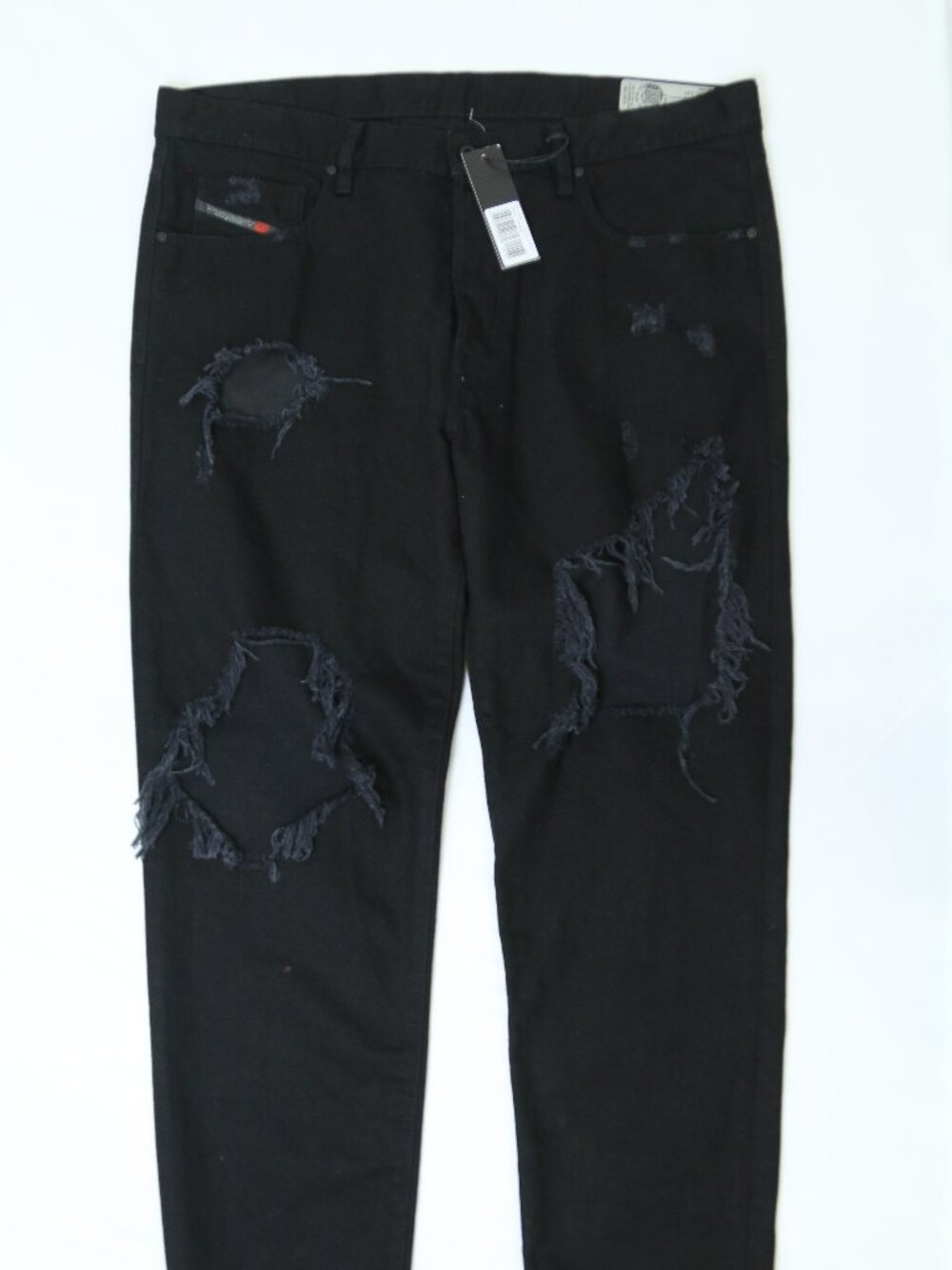 Men's Diesel Mharky Slim-Skinny Dark Denim Jeans Size 36"
